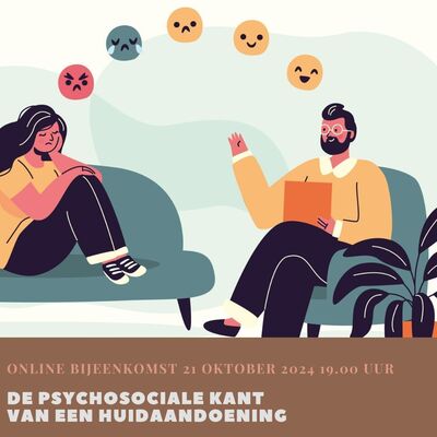 De psychosociale kant van een huidaandoening