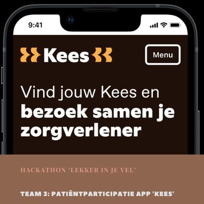 Team 3: Patiëntparticipatie App &#039;Kees&#039;