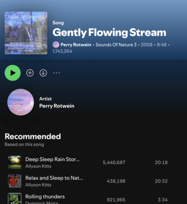 ontspan met natuurgeluiden